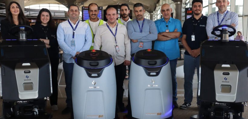 Queen Alia International Airport unveils new cleaning robots