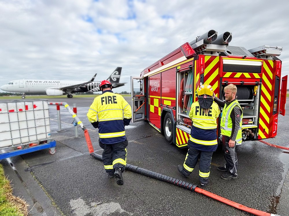 Christchurch unveils New Zealand's first electric fire truck